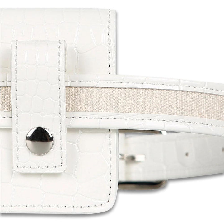 Fairliar Croc Fanny Pack Belt 2024 Women