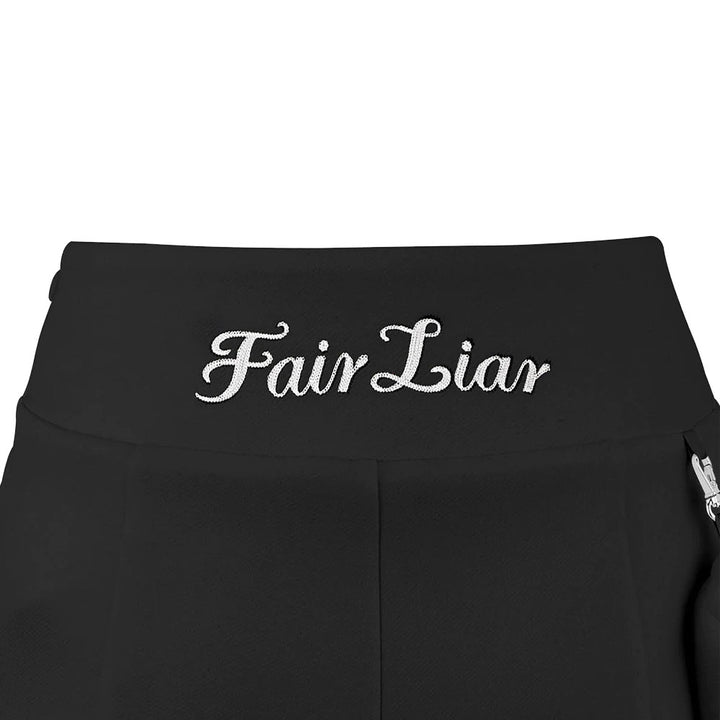 Fairliar Ball Pocket Flare Golf Skirt Black - FW24 Women