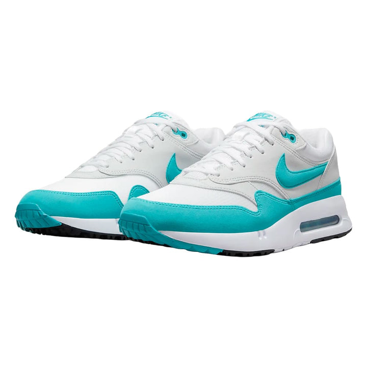 Nike Air Max 1 '86 OG G Spikeless Golf Shoes White/Pure Platinum/Black/Dusty Cactus - FW24 Unisex
