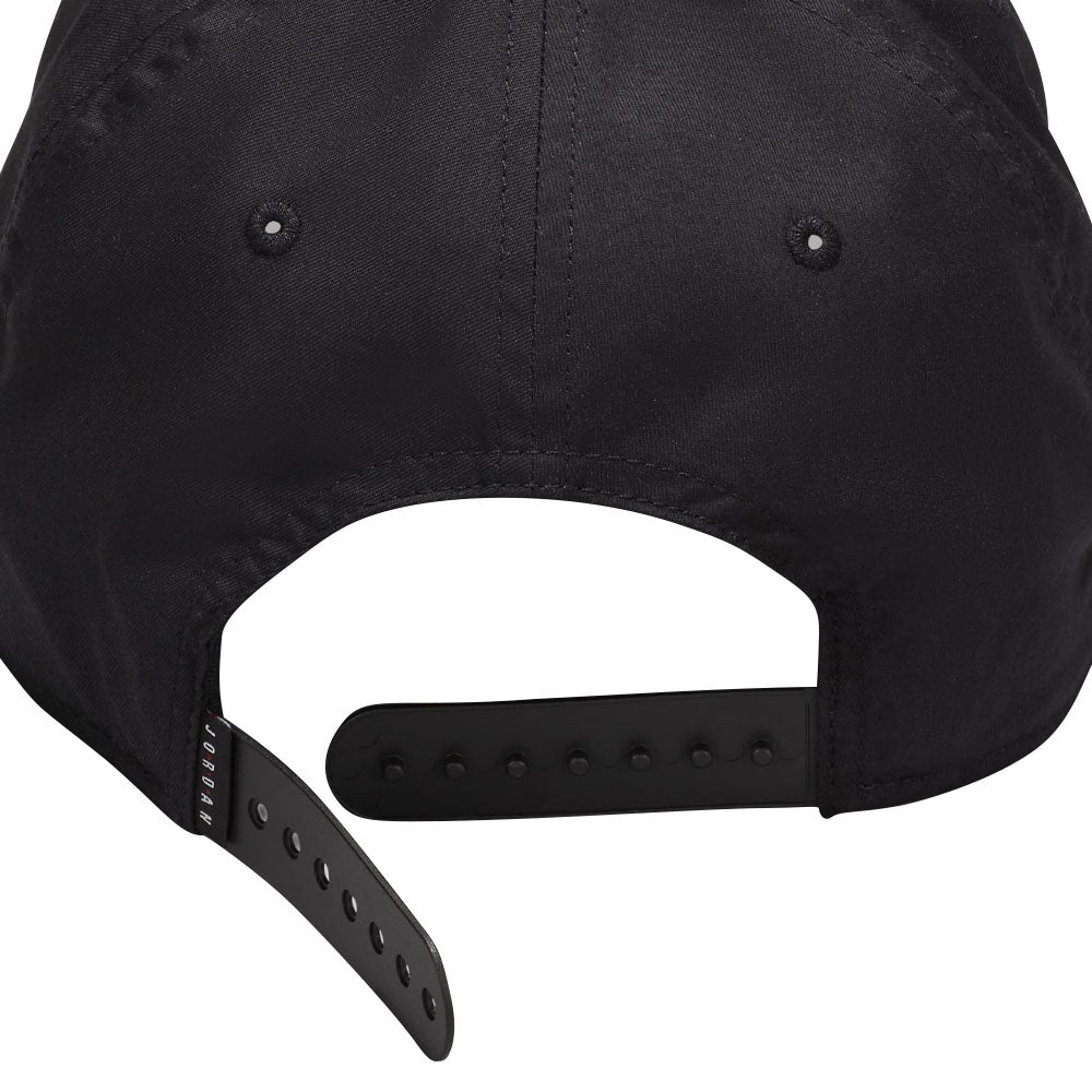 Nike Jordan Rise Golf Cap Black/Smoke Gray/White - SU24