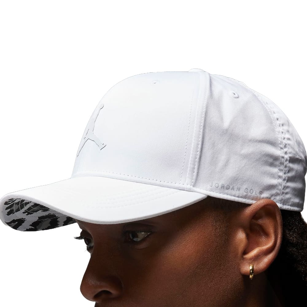 Nike Jordan Rise Golf Cap White/Pure Platinum - SU24