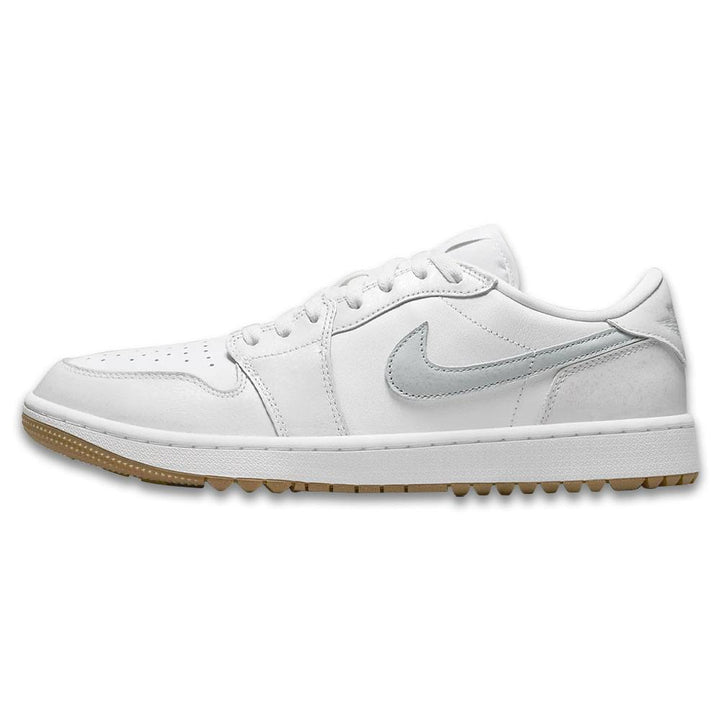 Nike Air Jordan 1 Low G Spikeless Golf Shoes White/Gum/Medium Brown/Pure Platinum - 24 Men