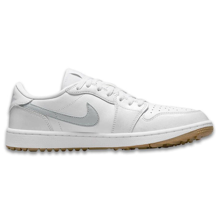 Nike Air Jordan 1 Low G Spikeless Golf Shoes White/Gum/Medium Brown/Pure Platinum - 24 Men
