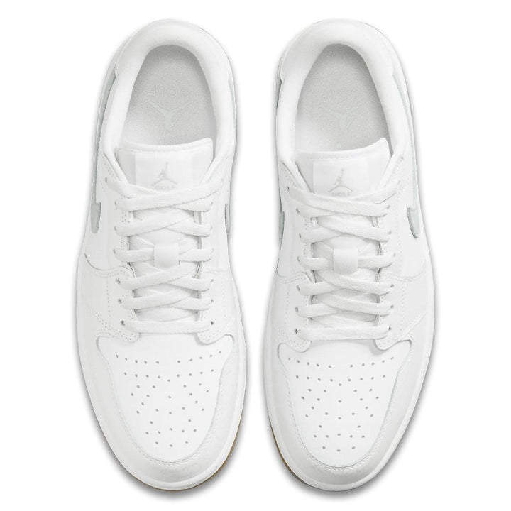 Nike Air Jordan 1 Low G Spikeless Golf Shoes White/Gum/Medium Brown/Pure Platinum - 24 Men