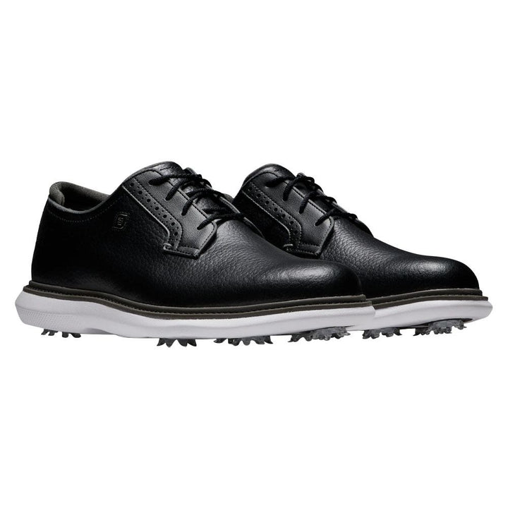 FootJoy Traditions Blucher Golf Shoes Black - 24 Men