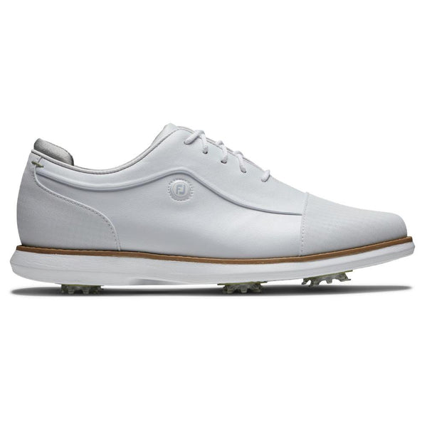 FootJoy Traditions Cap Toe Golf Shoes White - 24 Women