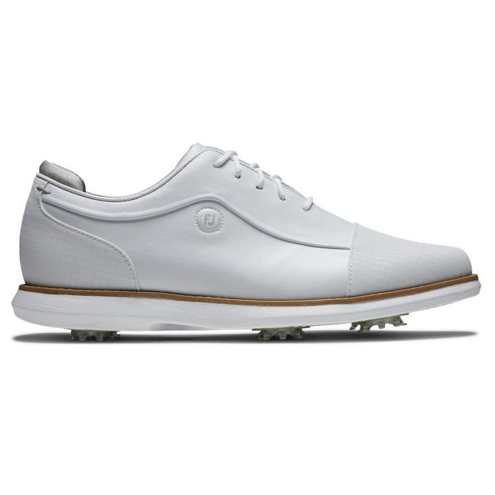 FootJoy Traditions Cap Toe Golf Shoes White - 24 Women