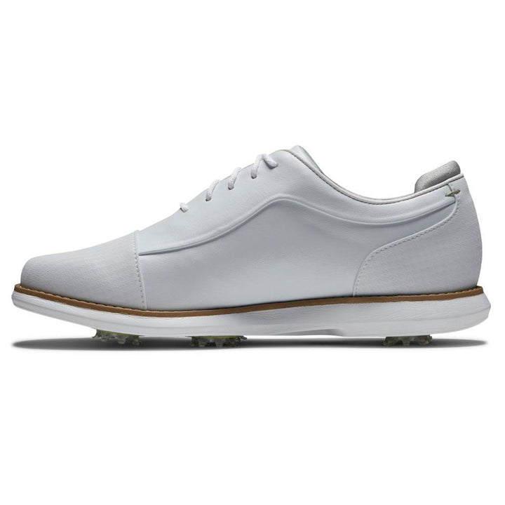 FootJoy Traditions Cap Toe Golf Shoes White - 24 Women