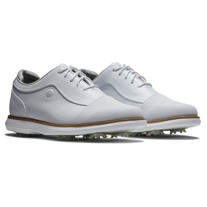 FootJoy Traditions Cap Toe Golf Shoes White - 24 Women