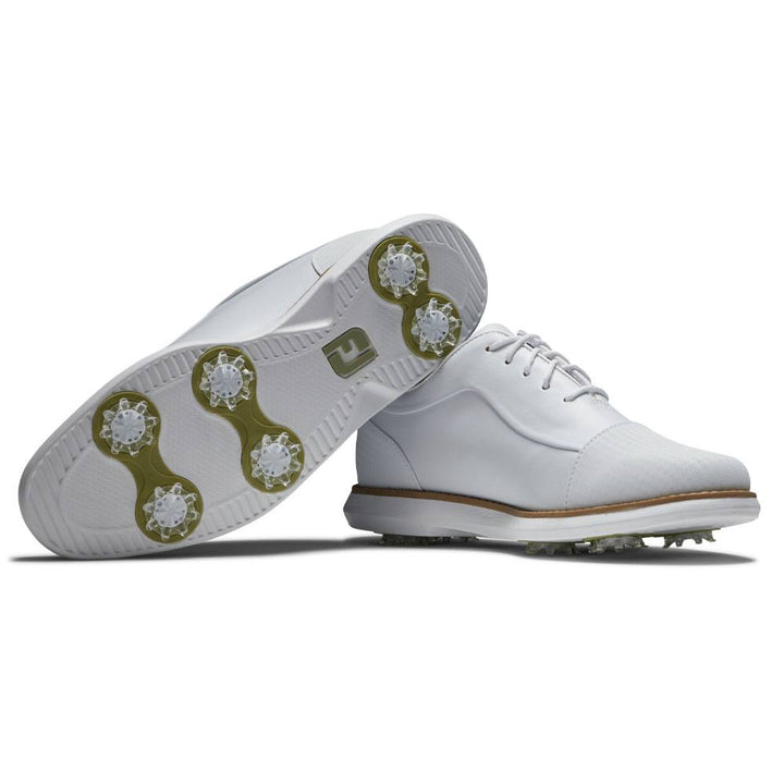 FootJoy Traditions Cap Toe Golf Shoes White - 24 Women