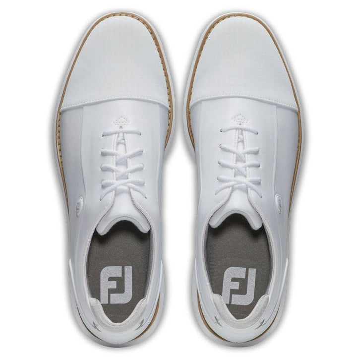 FootJoy Traditions Cap Toe Golf Shoes White - 24 Women