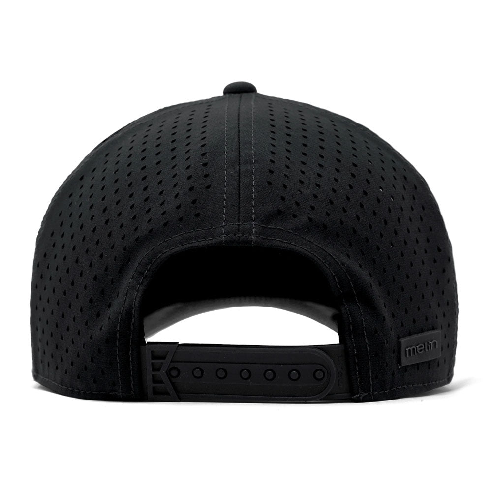 Melin Hydro Odyssey Stacked Golf Cap Black/Gum - SP25 Men