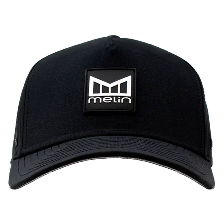 Melin Hydro Odyssey Stacked Golf Cap Black - SU23 Men