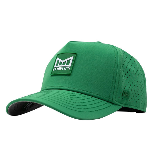 Melin Hydro Odyssey Stacked Golf Cap Kelly Green - SP24 Men