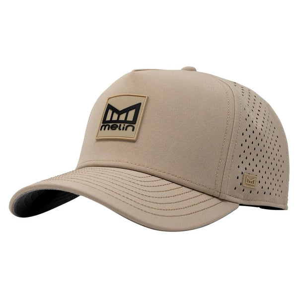 Melin Hydro Odyssey Stacked Golf Cap Khaki - SP24 Men