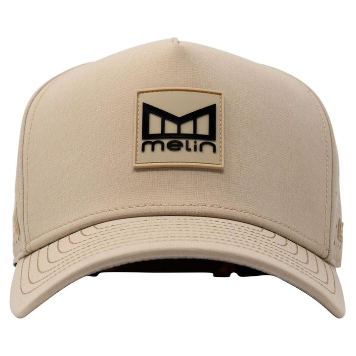 Melin Hydro Odyssey Stacked Golf Cap Khaki - SP24 Men