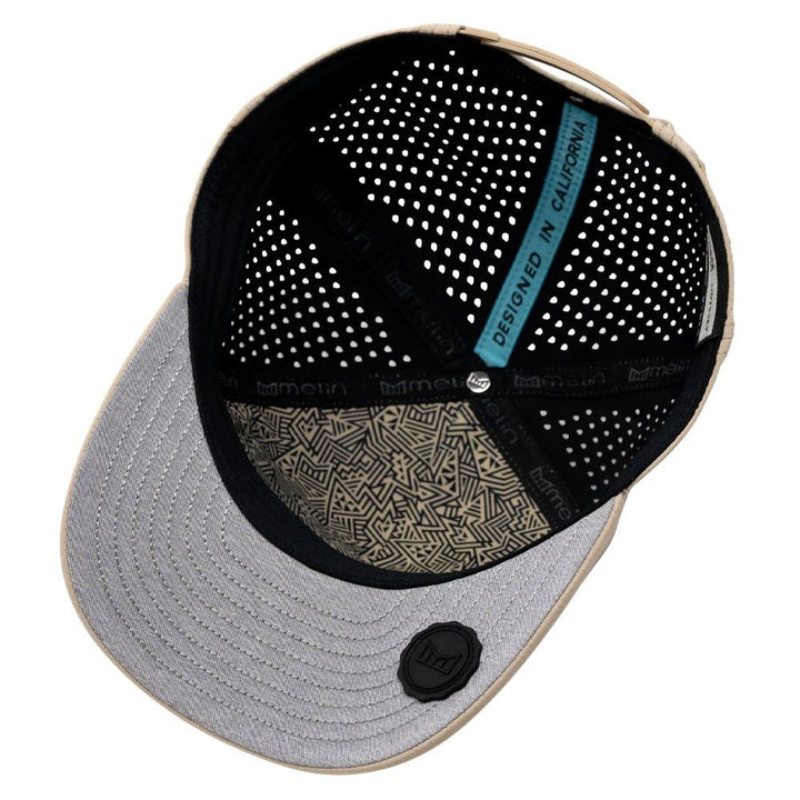 Melin Hydro Odyssey Stacked Golf Cap Khaki - SP24 Men