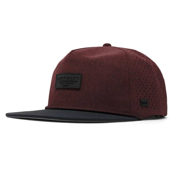 Melin Hydro Coronado Brick Golf Cap Heather Maroon/Black - SP24 Men