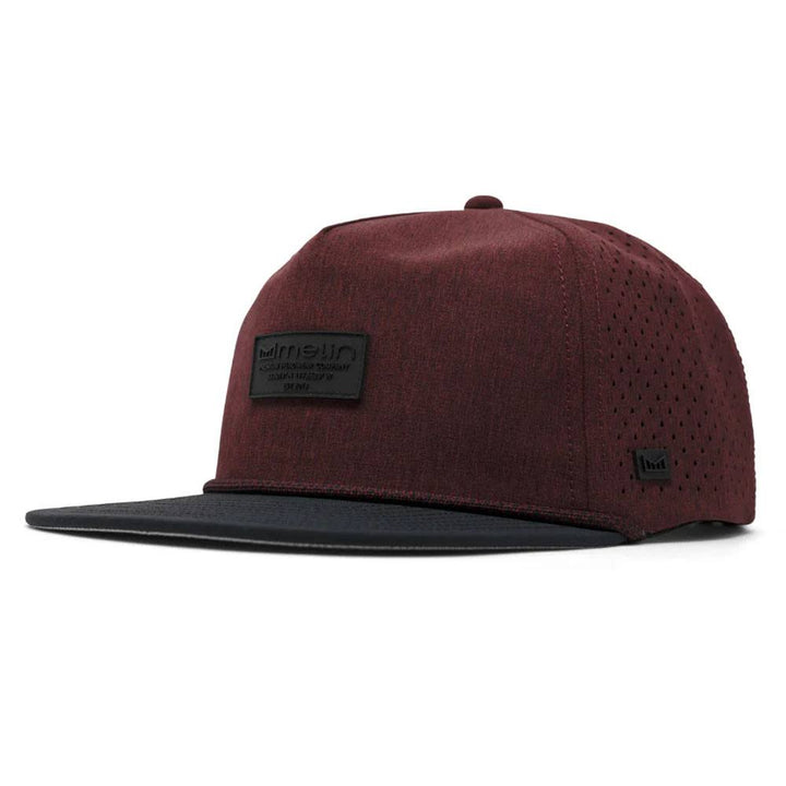 Melin Hydro Coronado Brick Golf Cap Heather Maroon/Black - SP24 Men