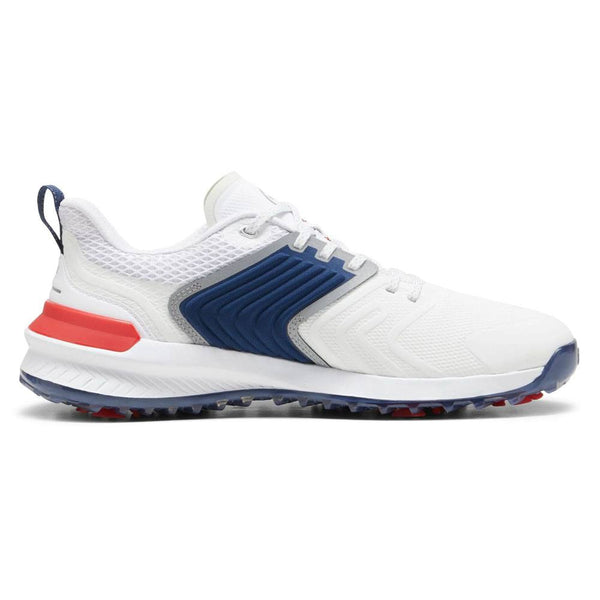 PUMA Ignite Innovate Golf Shoes White/Persian Blue/Strong Red - 24 Men