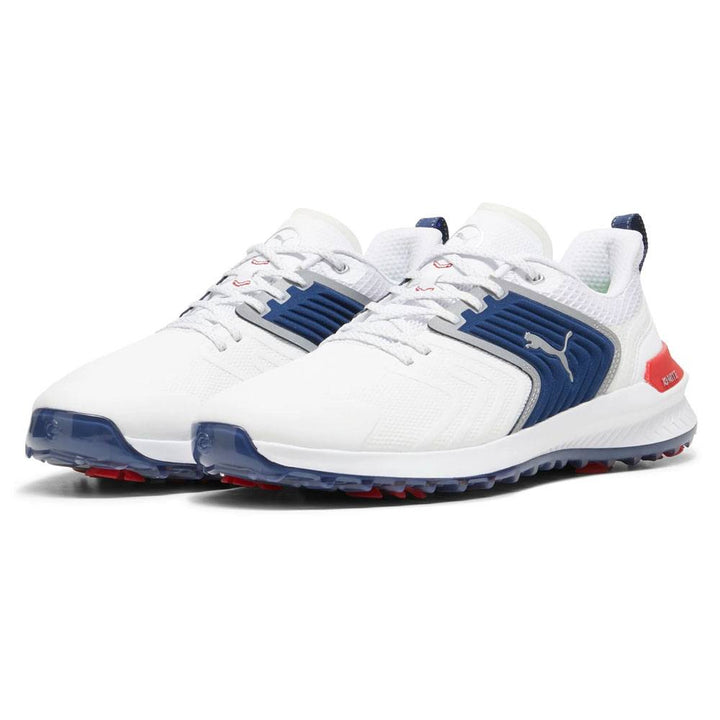 PUMA Ignite Innovate Golf Shoes White/Persian Blue/Strong Red - 24 Men
