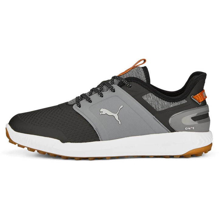 PUMA Ignite Elevate Spikeless Golf Shoes Black/Quiet Shade/Gum - 24 Men