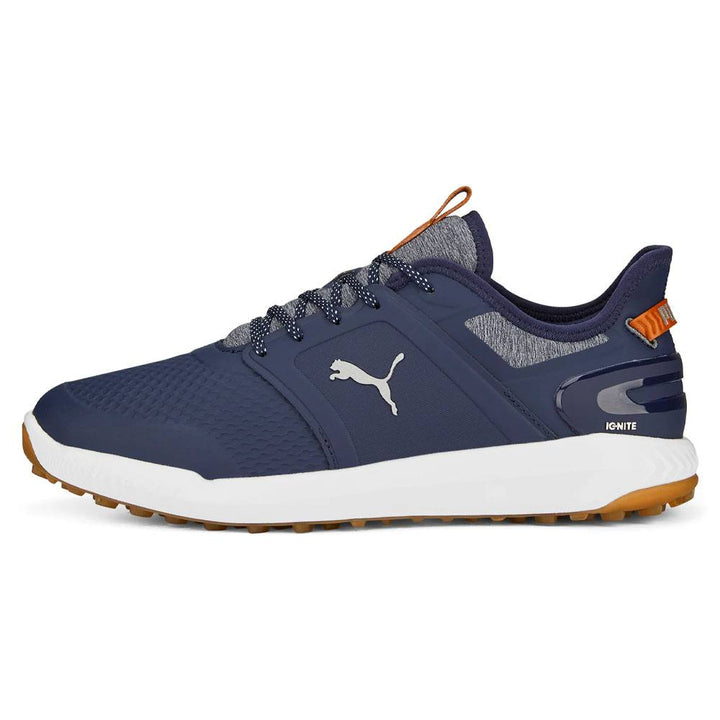 PUMA Ignite Elevate Spikeless Golf Shoes Navy/Silver - 24 Men