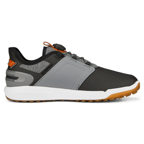 PUMA Ignite Elevate Disc Spikeless Golf Shoes Black/Quiet Shade/Gum - 24 Men