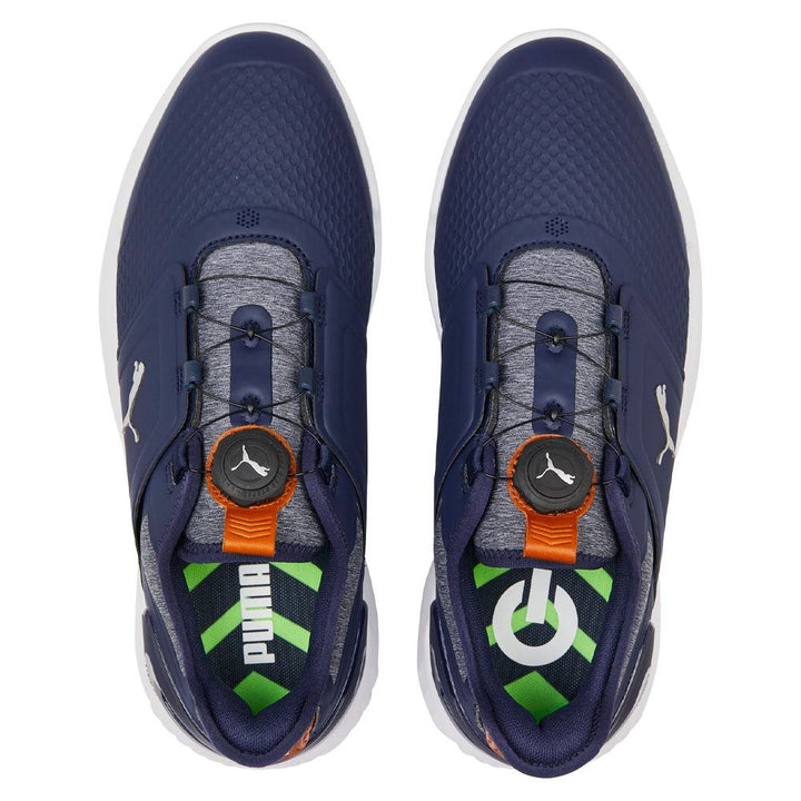 PUMA Ignite Elevate Disc Spikeless Golf Shoes Navy/Silver - 24 Men