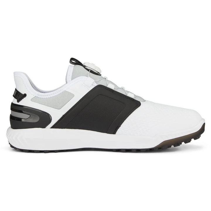 PUMA Ignite Elevate Disc Spikeless Golf Shoes White/Black/Silver - 24 Men