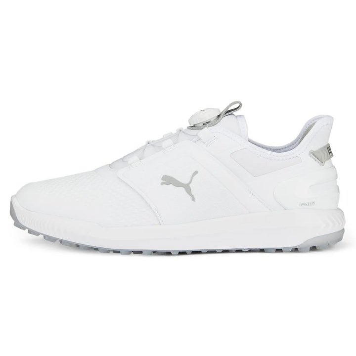 PUMA Ignite Elevate Disc Spikeless Golf Shoes White/Silver - 24 Men