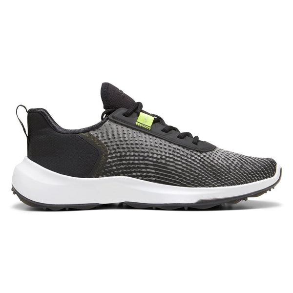 PUMA Fusion Crush Sport Spikeless Golf Shoes Black/Electric Lime - 24 Men