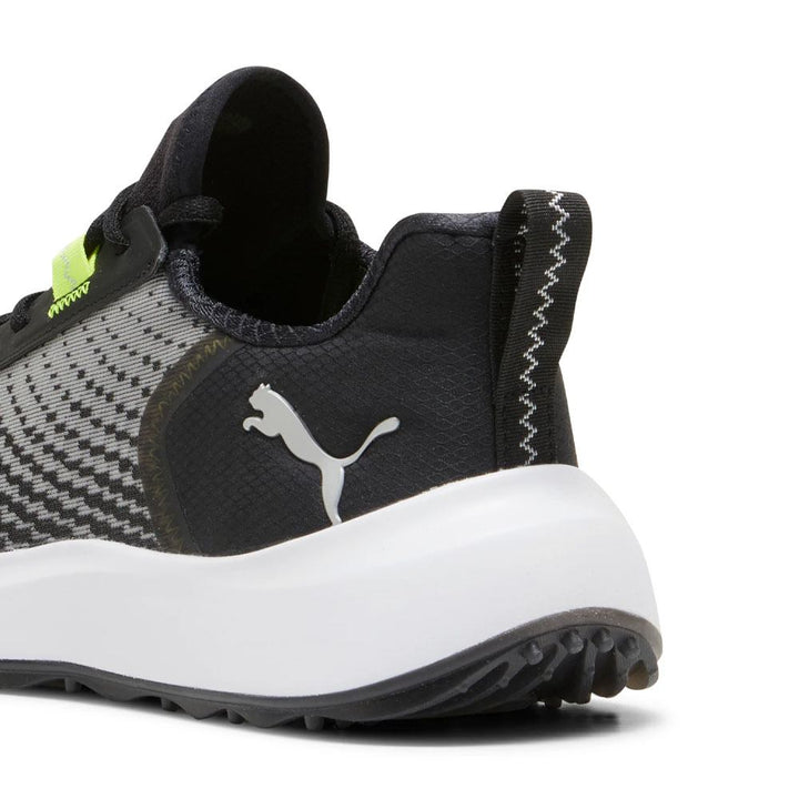 PUMA Fusion Crush Sport Spikeless Golf Shoes Black/Electric Lime - 24 Men
