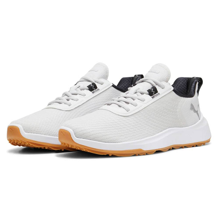 PUMA Fusion Crush Sport Spikeless Golf Shoes Feather Gray/Black - 24 Men