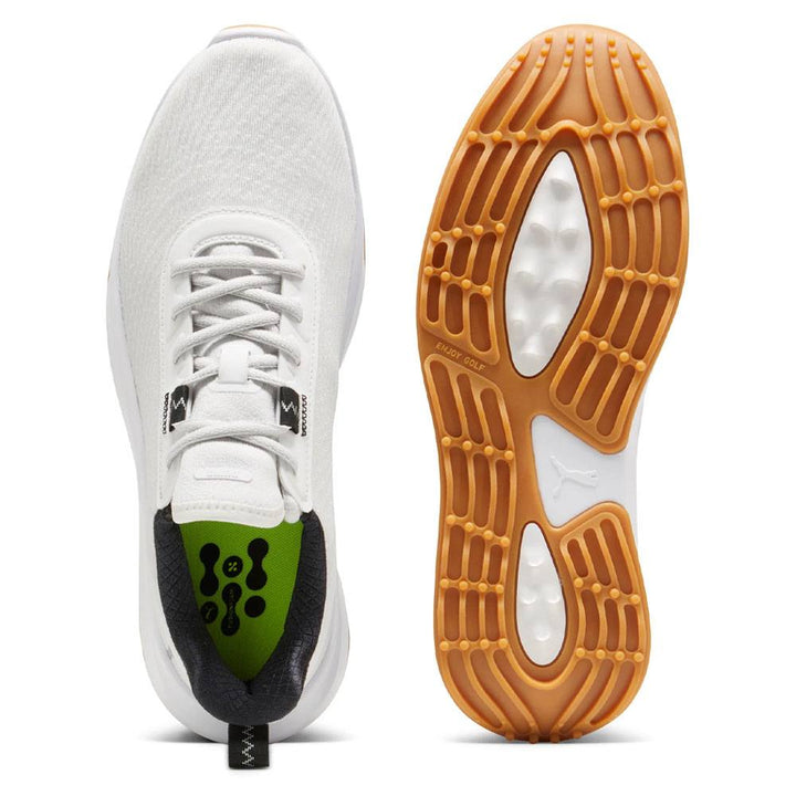 PUMA Fusion Crush Sport Spikeless Golf Shoes Feather Gray/Black - 24 Men