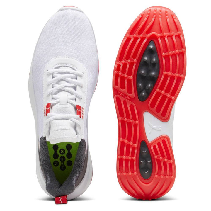 PUMA Fusion Crush Sport Spikeless Golf Shoes White/Dark Coal - 24 Men