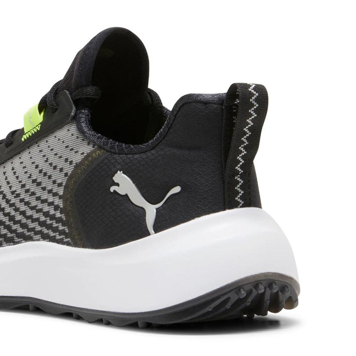 PUMA Fusion Crush Sport Spikeless Golf Shoes Black/Electric Lime - 24 Men