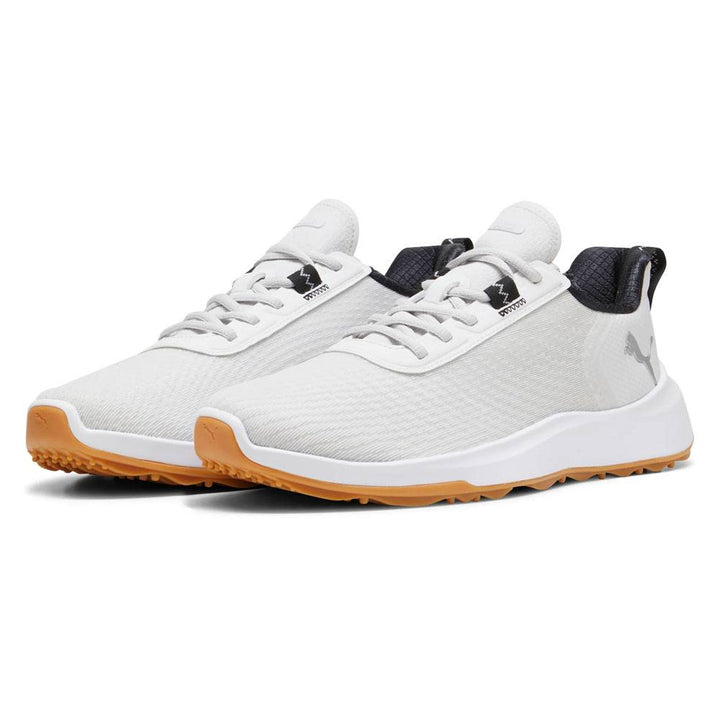 PUMA Fusion Crush Sport Spikeless Golf Shoes Feather Gray/Black - 24 Men