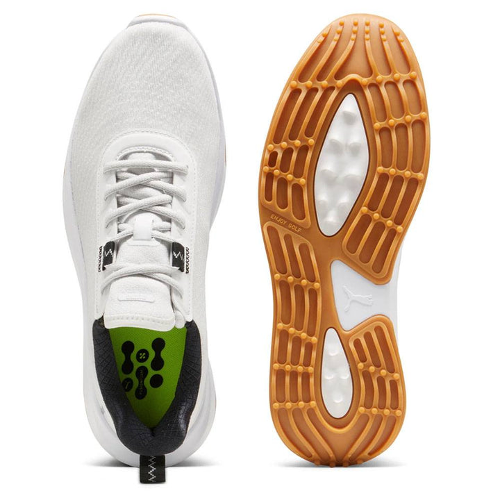 PUMA Fusion Crush Sport Spikeless Golf Shoes Feather Gray/Black - 24 Men