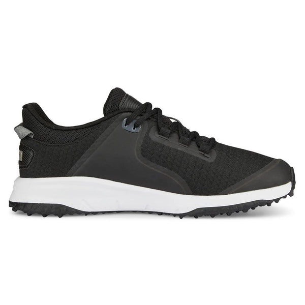 PUMA Fusion Grip Spikeless Golf Shoes Black/Silver/Quiet Shade - 24 Men