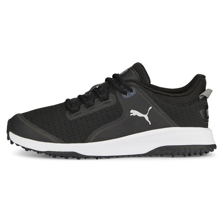 PUMA Fusion Grip Spikeless Golf Shoes Black/Silver/Quiet Shade - 24 Men