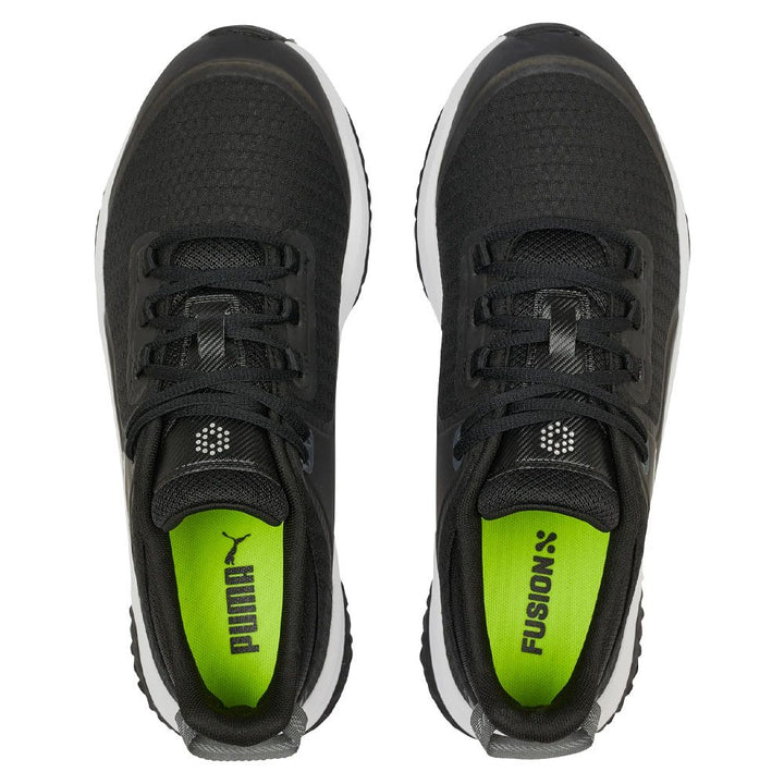 PUMA Fusion Grip Spikeless Golf Shoes Black/Silver/Quiet Shade - 24 Men