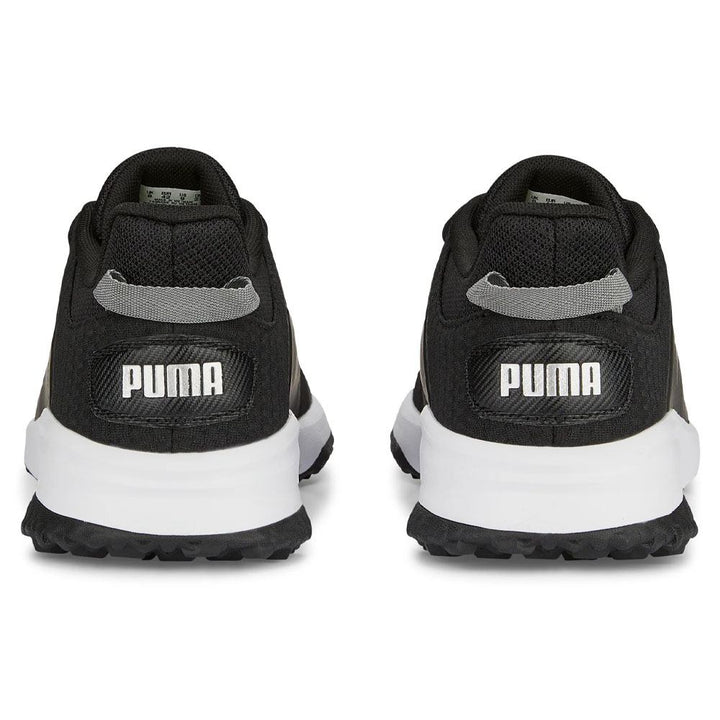 PUMA Fusion Grip Spikeless Golf Shoes Black/Silver/Quiet Shade - 24 Men