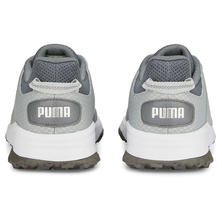 PUMA Fusion Grip Spikeless Golf Shoes Flat Light Gray/Silver/Quiet Shade - 24 Men
