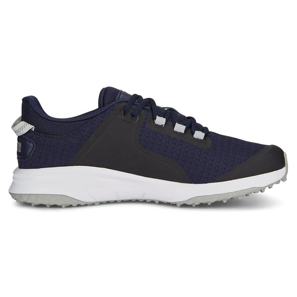 PUMA Fusion Grip Spikeless Golf Shoes Navy/Silver/Quiet Shade - 24 Men