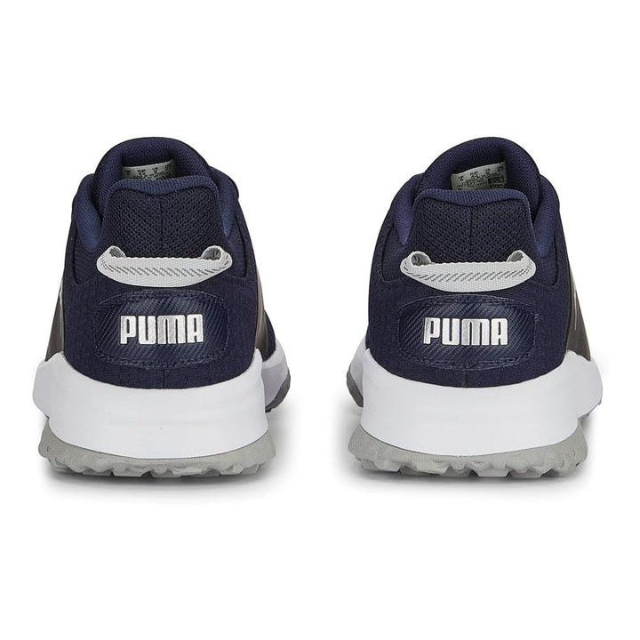 PUMA Fusion Grip Spikeless Golf Shoes Navy/Silver/Quiet Shade - 24 Men
