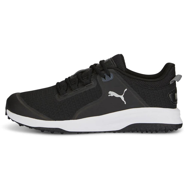 PUMA Fusion Grip Spikeless Golf Shoes Black/Silver/Quiet Shade - 24 Men