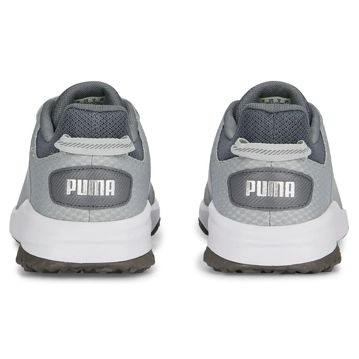 PUMA Fusion Grip Spikeless Golf Shoes Flat Light Gray/Silver/Team Royal - 24 Men