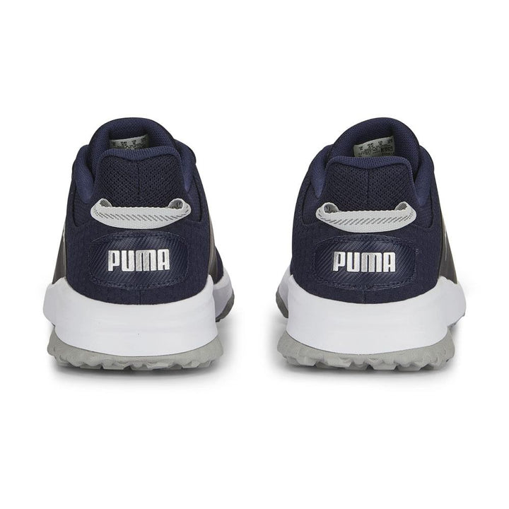 PUMA Fusion Grip Spikeless Golf Shoes Navy/Silver/Quiet Shade - 24 Men