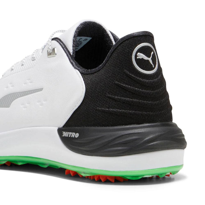 PUMA Phantomcat Nitro Golf Shoes White/Black/Fluro Green - 24 Men
